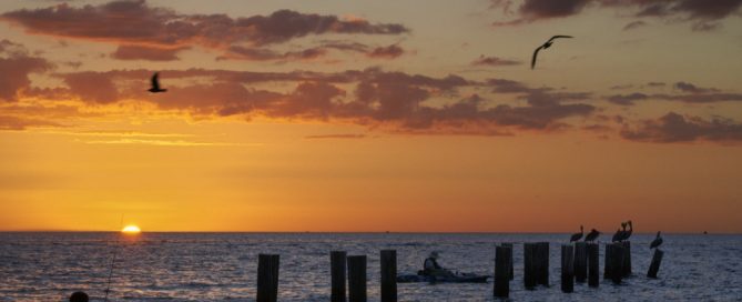 The old pier in Naples, Florida