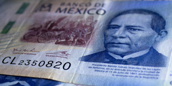 Mexican 500 peso bank note